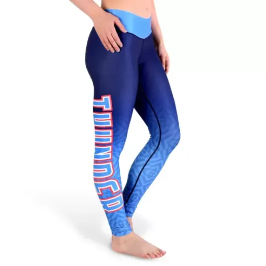 Oklahoma Gradient Print Leggings Women's, Game Day Leggings
