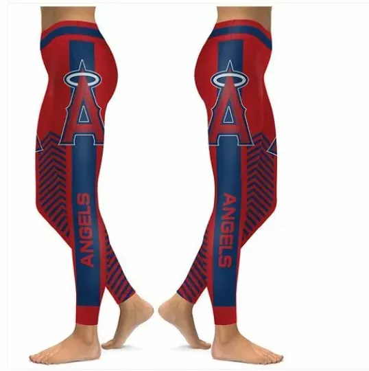 LA-Angels Women's Leggings, Game Day Leggings