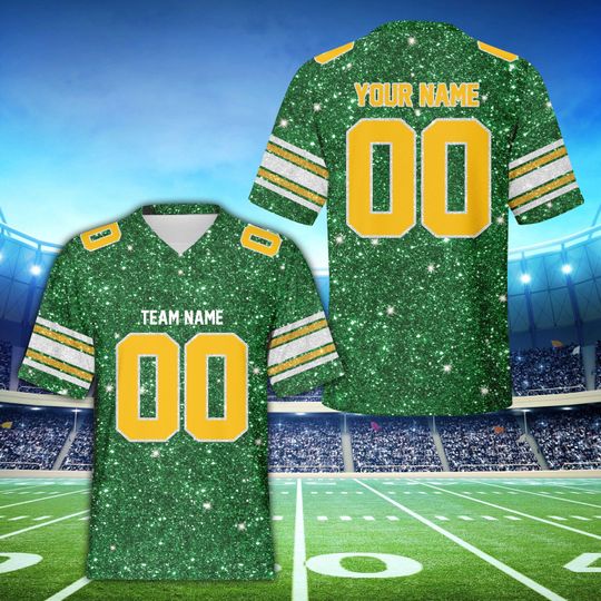 Custom Faux Football Team Jersey, Personalized Name College Football Jersey Game Day Football Jersey