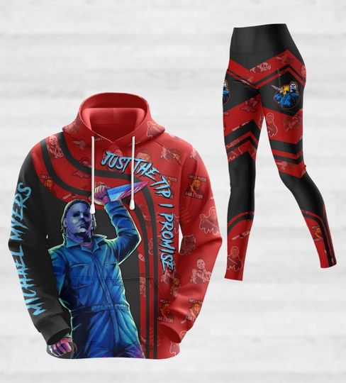 Michael Myers Hoodie, Michael Myers Leggings, Just The Tip I Promise Shirt, Horror Movie Workout Leggings, Aesthetic Hoodie