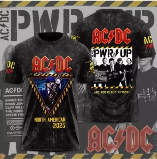 Power Up North American Tour 2025 M62-3D T-Shirt