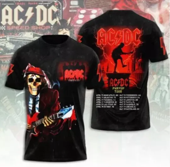 Power Up North American Tour 2025 M57-3D T-Shirt