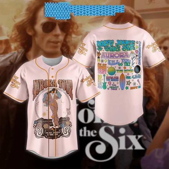 Aurora Tour Daisy Jones And The Six Baseball Jersey, Gift For Her Him