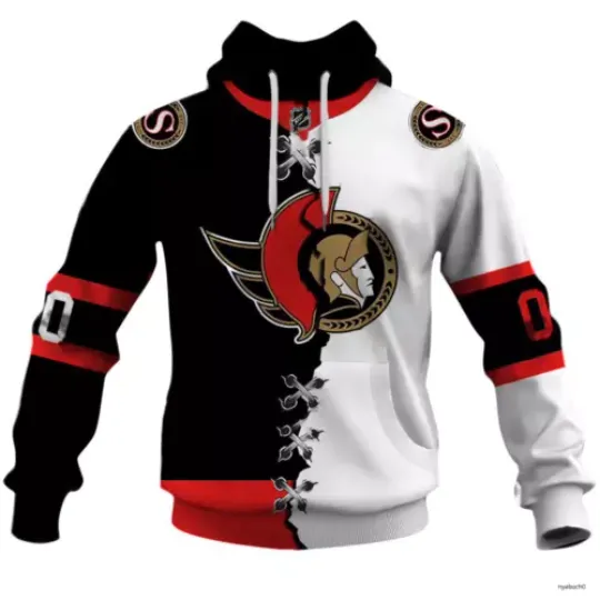 Ottawa Senators Hoodie Personalize Hockey Team Christmas Gift Unisex Hooded