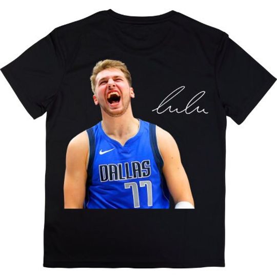 Signature Luka Doncic PNG Digital Download, Basketball Graphic Tees, Basketball DTF Transfer Print, Basketball Bootleg Shirt Design PNG