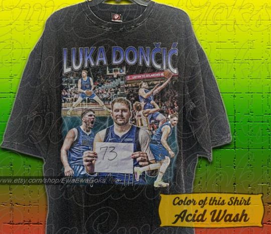 Limited Luka Doncic Shirt Comfort Colors Vintage Wash Oversized Tshirt