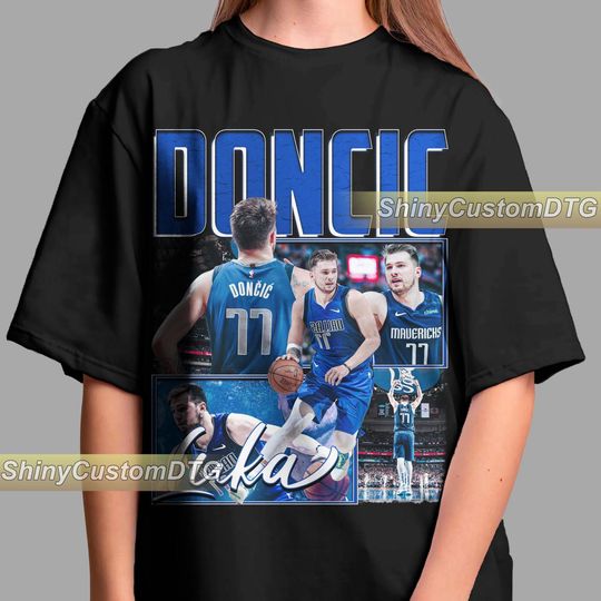 Luka Doncic Shirt basketball Sport Tshirt Vintage Bootleg Sweatshirt Retro Unisex Graphic Tee Bestseller Design Adult