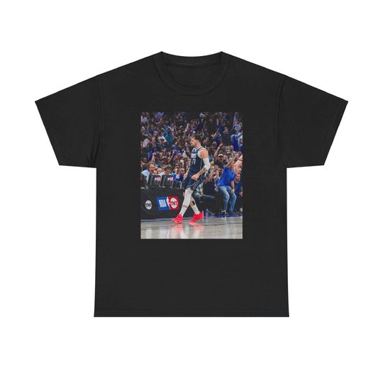 Luka Doncic Graphic Tee | Dallas Mavs Unisex Heavy Cotton Tee
