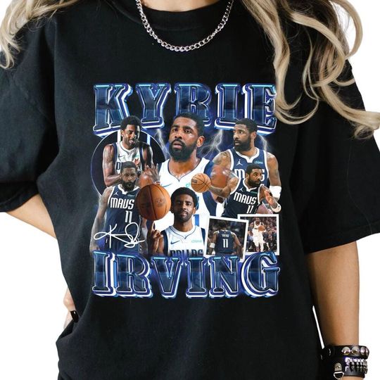 Kyrie Irving, Basketball shirt, Classic 90s Graphic Tee, Unisex, Vintage Bootleg, Gift, Retro