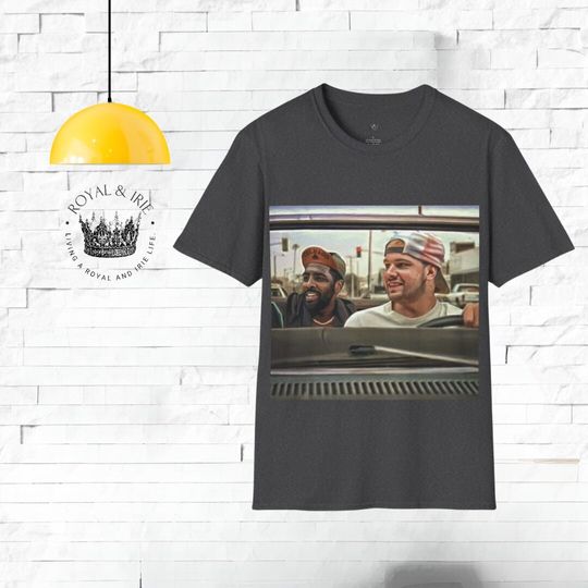 Luka Doncic and Kyrie Irving | White Men Can't Jump Classic Graphic Tee | NBA Dallas Mavericks | Perfect NBA Fan Gift | Gym,Leisure | Unisex