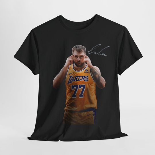 Luka Doncic lakers Tee Retro Graphic Luka T shirt LA Lakers Shirt