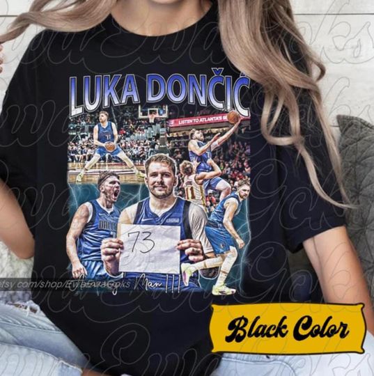 Limited Luka Doncic Shirt Vintage Style Graphic Tee T-Shirt Unisex Men & Women