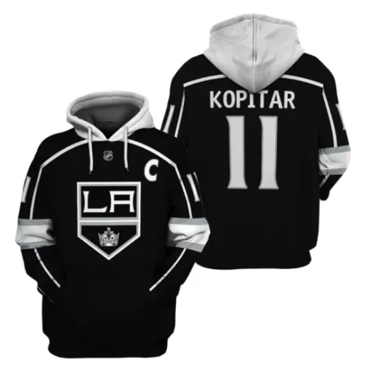 LOS ANGELES KINGS Anze Kopitar 11 Hoodie, Black Christmas Gift For Hockey Lover