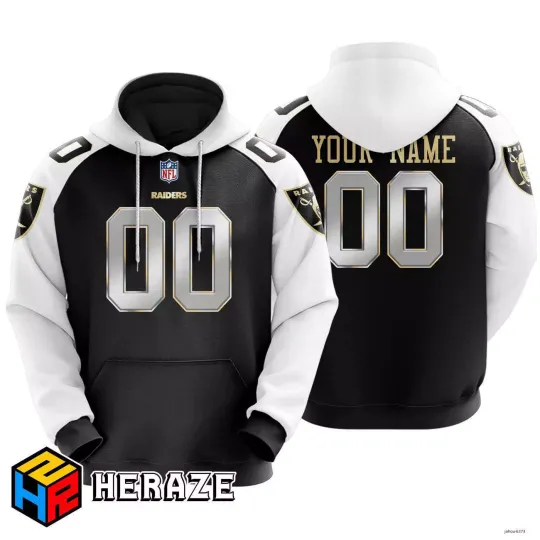 Las Vegas Raiders Hoodie Custom Name And Number