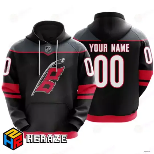 Carolina Hurricanes Hoodie Custom Name And Number