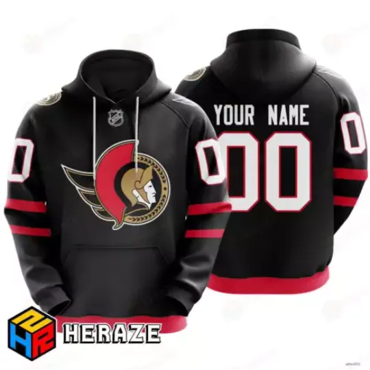 Personalized Ottawa Senators Hoodie: Custom Name And Number