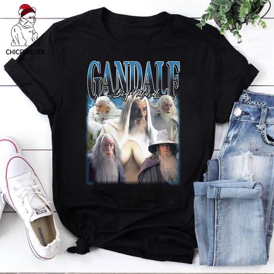 Gandalf's Bootleg Vintage, Gandalf Vintage Shirt, Gandalf Retro 90s Tshirt, Gandalf Bootleg Tee, Gandalf Sweater