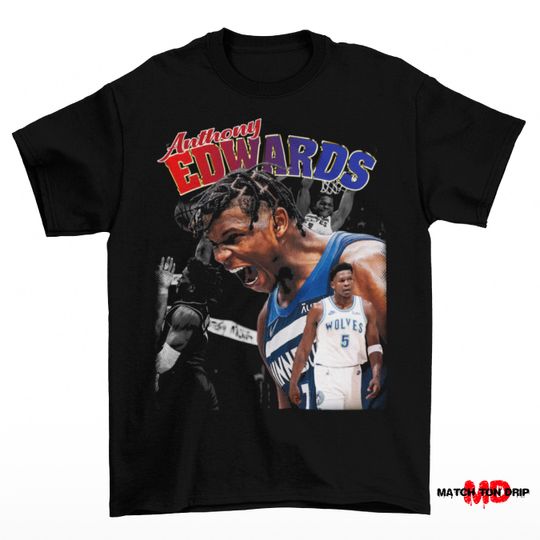 Anthony edwards bootleg vintage T-shirt