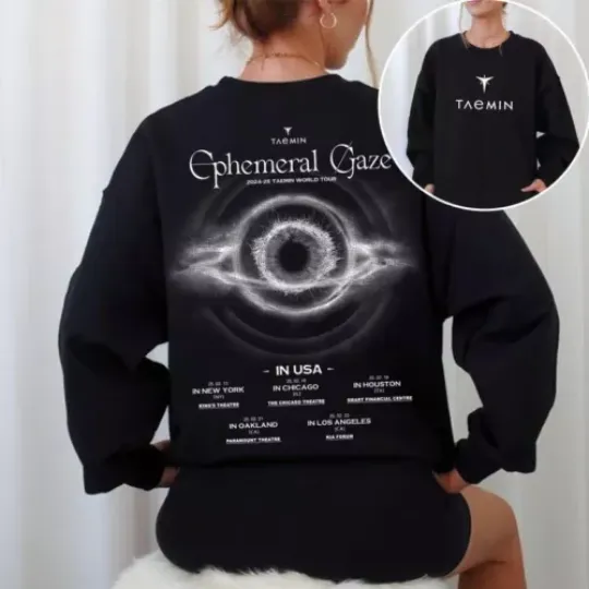 Taemin Ephemeral Gaze Tour 2025 Sweatshirt, Taemin Eternal Album Sweatshirt