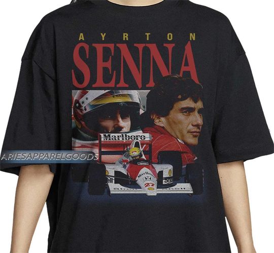 Retro Ayrton Senna Racing Shirt / Sweatshirt - 90s Vintage Bootleg Unisex Classic T-Shirt