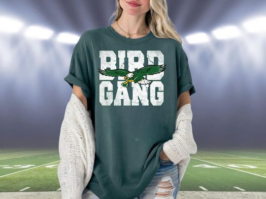 Vintage Philadelphia Football Shirt, Philadelphia T-Shirt, Sundays are for the Birds, Bird Gang Outfit Tee