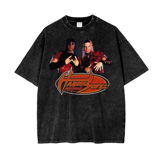 Hardyy Boyz Oversized Acid Wash Tee