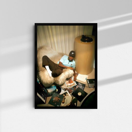 Tyler The Creator Poster - Tyler The Creator Wall Art - Music Poster - Retro Rap Poster -  Hip-Hop Artist Poster - Rap Decor