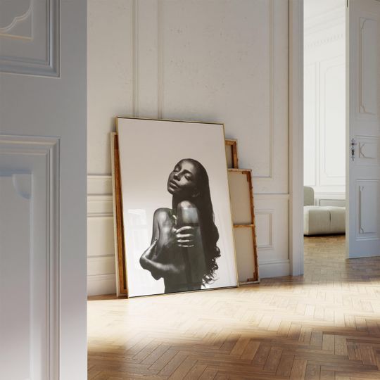 Sade Poster Black and White Wall Art Vintage Photography Poster