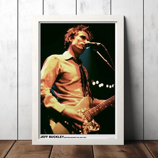 Jeff Buckley Concert Poster - Music Fan Collectibles - Vintage Music Poster