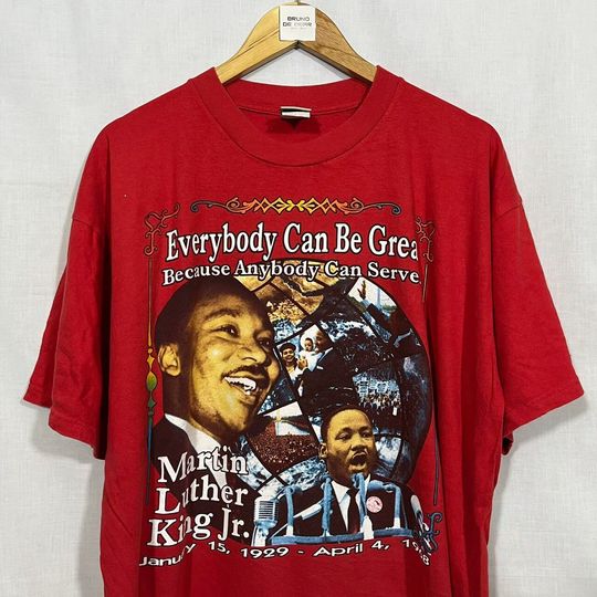 Vintage Martin Luther King JR Shirt Rap Tees