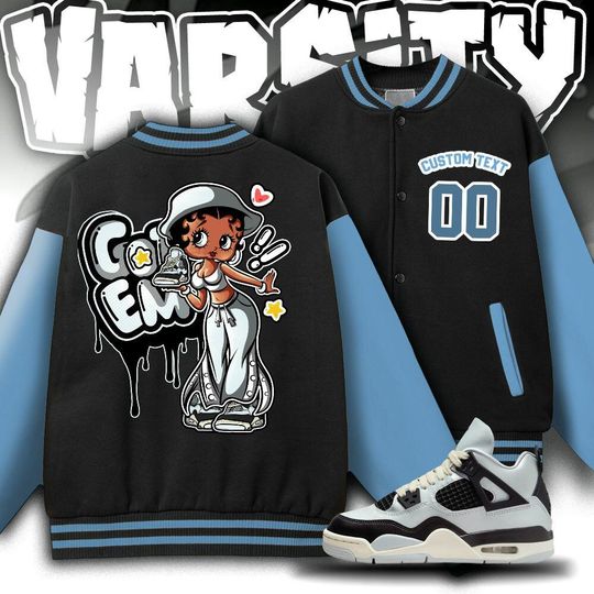 Discover Custom Unisex Varsity Jacket, Got Em Sneaker, Varsity Jacket