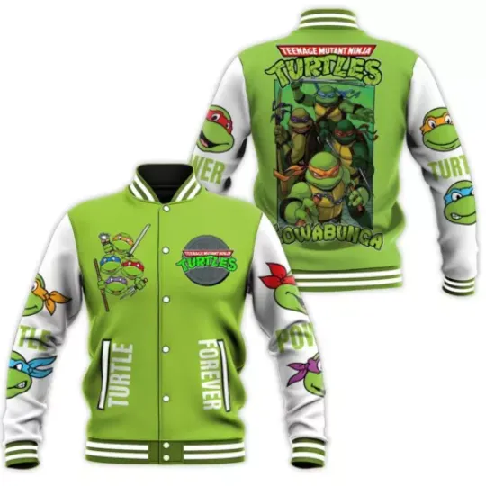 Teenage Mutant Ninja Turtles Cowabunga Baseball Jacket