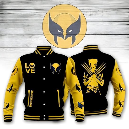 The Wolverine Marvel Comics Baseball Jacket