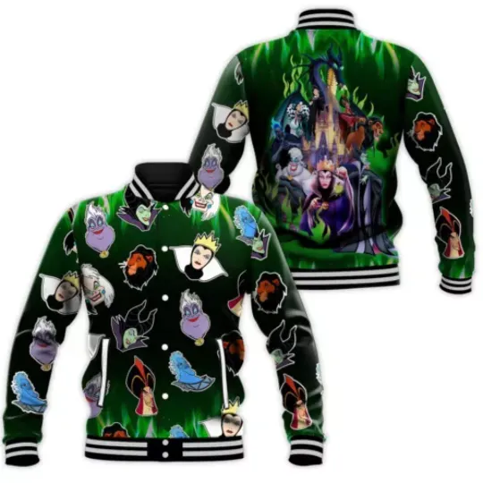 Disney Villains Baseball Jacket