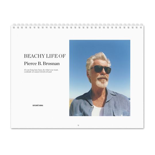 Discover Pierce Brosnan Vol.1 - 2025 Wall Calendar