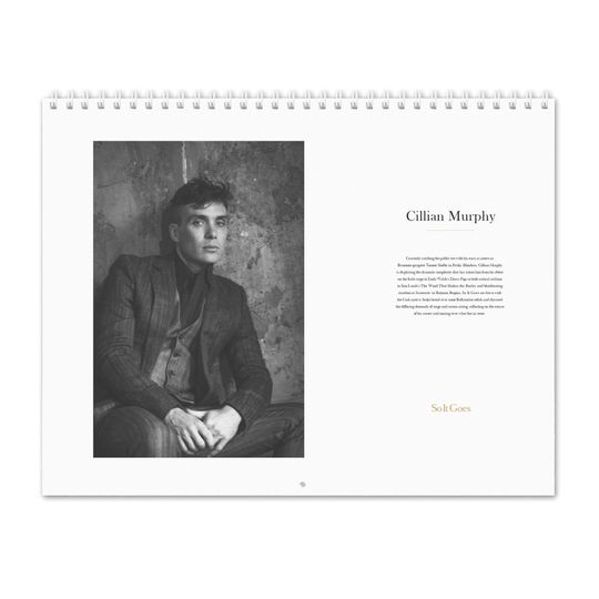 Cillian Murphy Vol.1 - 2025 Wall Calendar