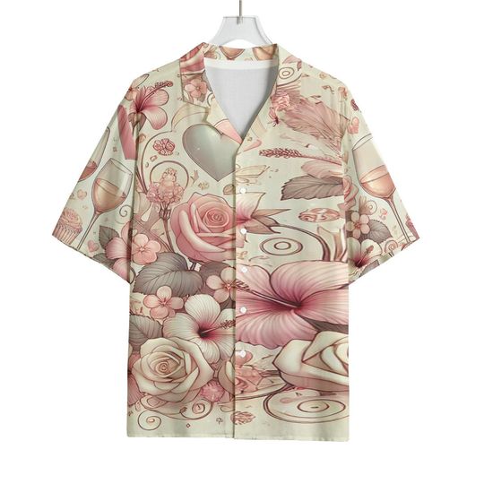 Valentines Pink Engagement Party Bridal Shower Hawaii Shirt