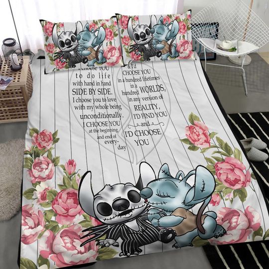 Stitch Angel Nightmare Bedding Set