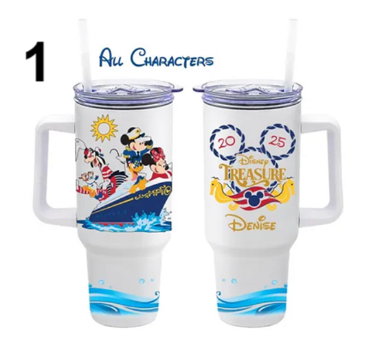 Customized Disney Cruise Tumbler,  40 oz Disney Cruise Tumbler, Disney Cruise Tumbler, Personalized Disney Tumbler, Disney Cruise Gift