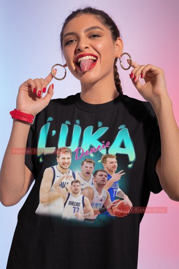 Luka Doncic Vintage Unisex Shirt, Vintage Luka Doncic TShirt Gift For Him and Her