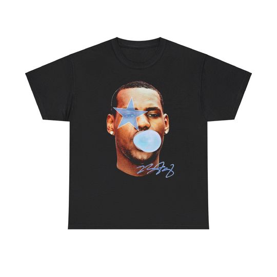 LeBron James Blowing Bubble Vintage Tee