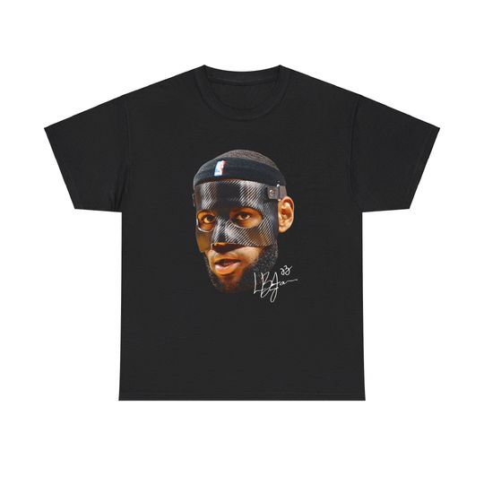 LeBron James Black Mask Vintage Tee