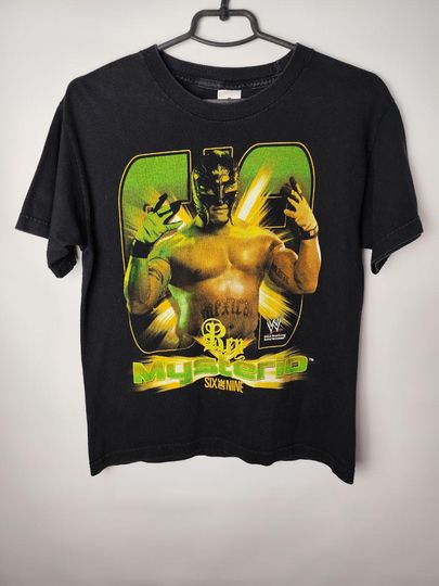 Y2K Wrestling Entertainment Rey Mysterio 619 Wrestling Graphic T-Shirt