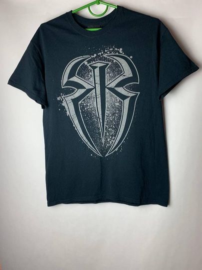 Vintage Wrestling Entertainment Mens M Faded Roman Reigns Wrestling Double Sided T-Shirt