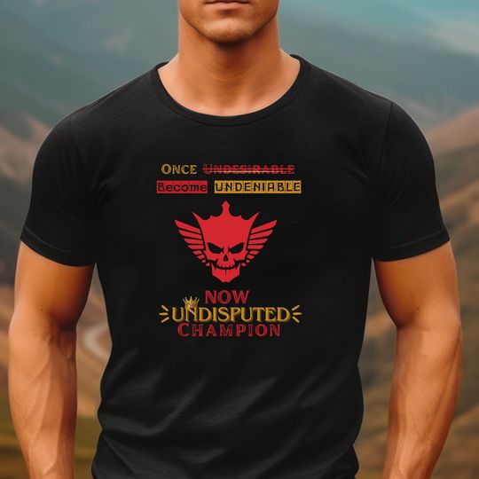 Undeniable, Undisputed, American Nightmare, Cody Rhodes, Wrestling, Wrestling Entertainment, Cody Rhodes Shirt, Wrestling Fan Gift, Champion