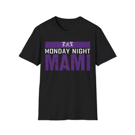 Vintage Rhea Ripley Monday Night Miami Unisex Softstyle T-Shirt, Old School Raw Logo Tee, Wrestling Fan Gift, Retro Wrestling Shirt, Wrestling Entertainment