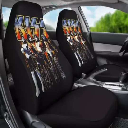 Gift Idea Rock Band Art Kiss Band Music Car seat cover