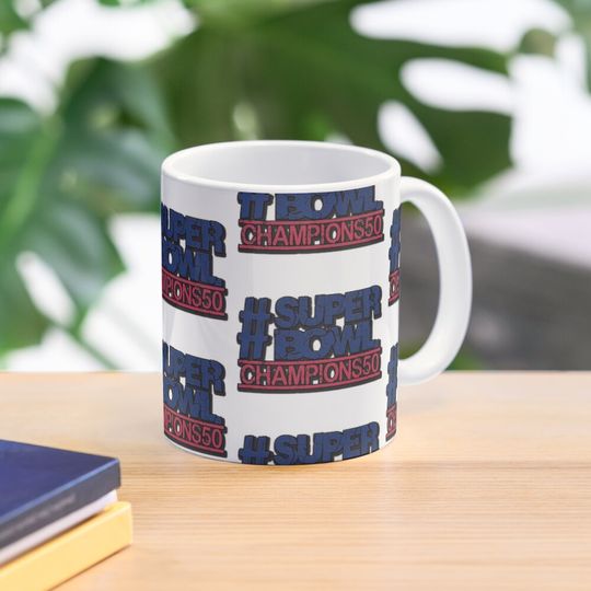 #super bowl champions50. Coffee Mug