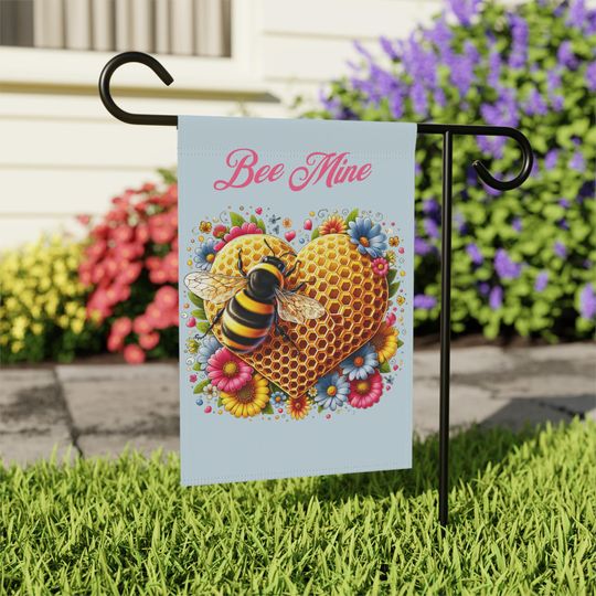DIGITAL DOWNLOAD Only, create a cute Valentines Day garden flag using this sublimation PNG file, this is a digital file only.