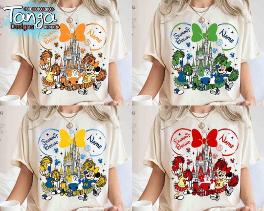 Personalized Summit Bound Minnie and Daisy shirt, Uca Nationals Cheerleader Shirt, Disney cheerleading 2025 shirt, WDW Disneyland Trip Tee